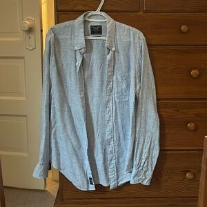 Banana Republic Blue Casual Button Down Shirt